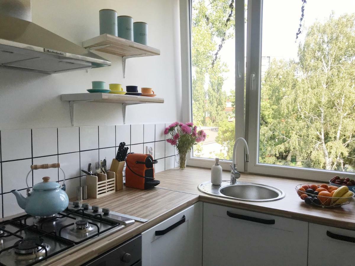 Апартаменты Sloneczny I Cichy Apartament Przy Starym Miescie Варшава Экстерьер фото